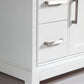 Vanity Art 36 in. Single Sink Vanity & Mirror - White, VA1036W