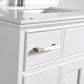 Vanity Art 36 in. Single Sink Vanity & Mirror - White, VA1036W