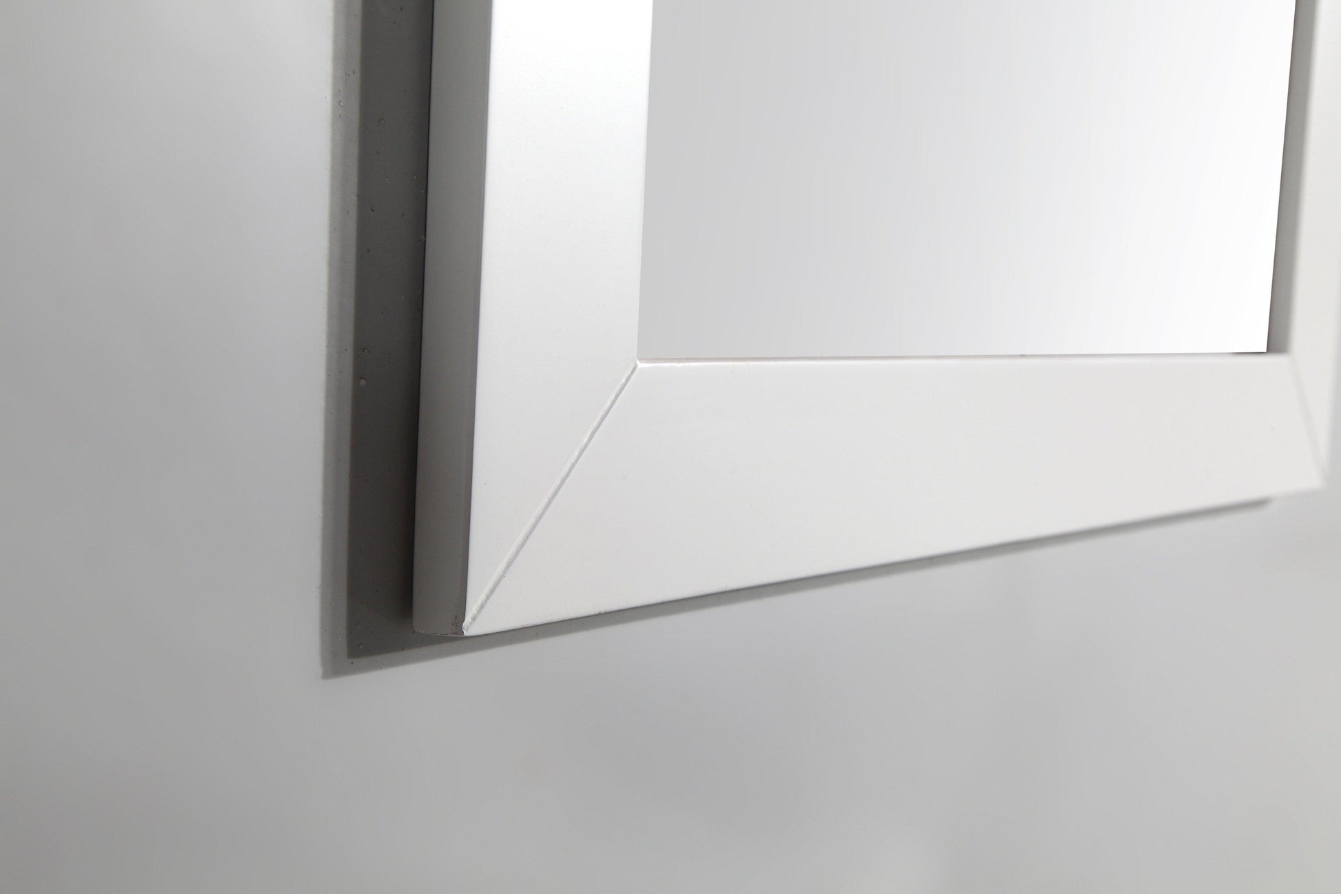 Genoa 48 in. W x 22 in. D x 36 in. H Vanity in White with Single Basin Vanity Top in White Phoenix Stone and Mirror
