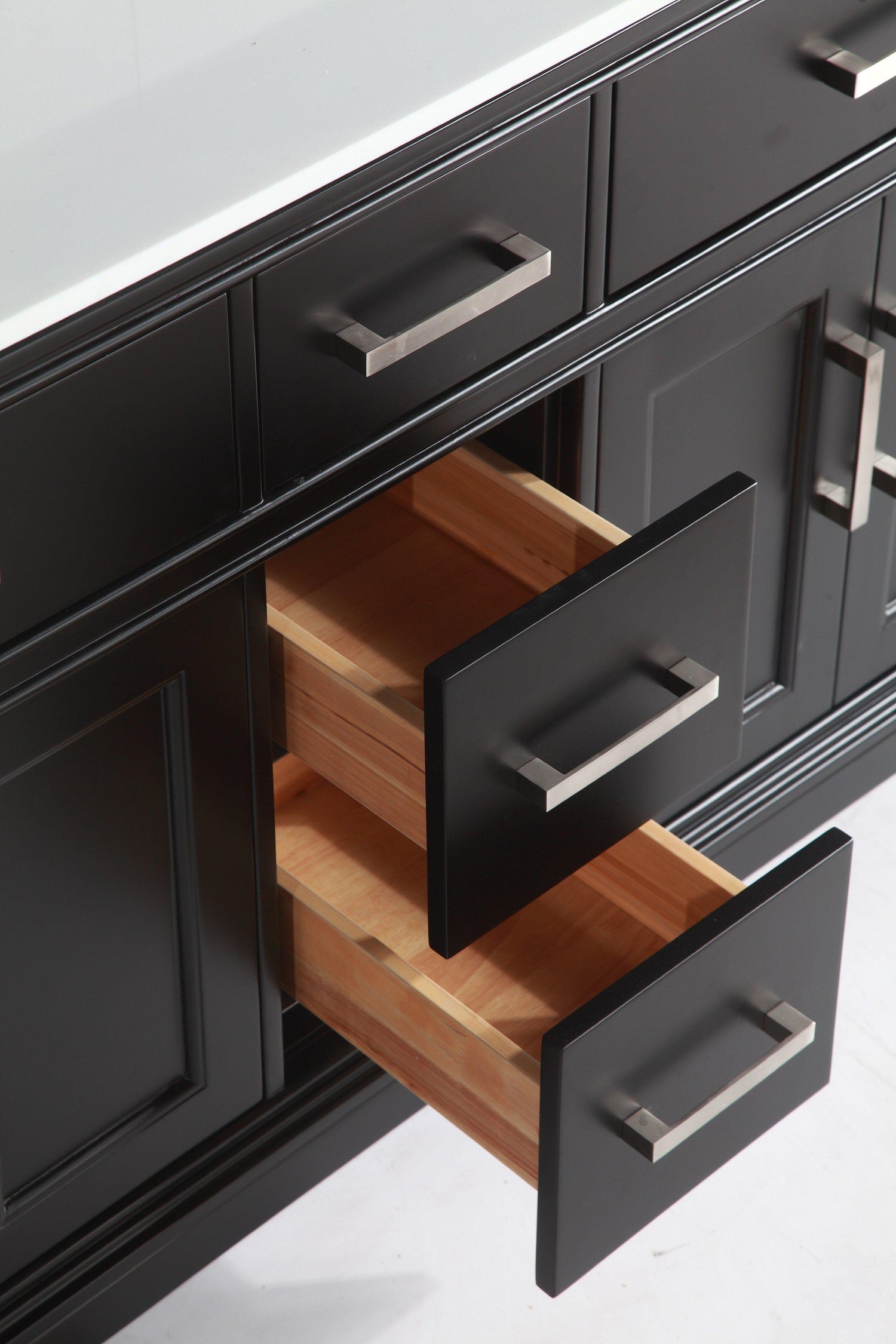 Genoa 60 in. W x 22 in. D x 36 in. H Bath Vanity in Espresso with Vanity Top in White with White Basin and Mirror