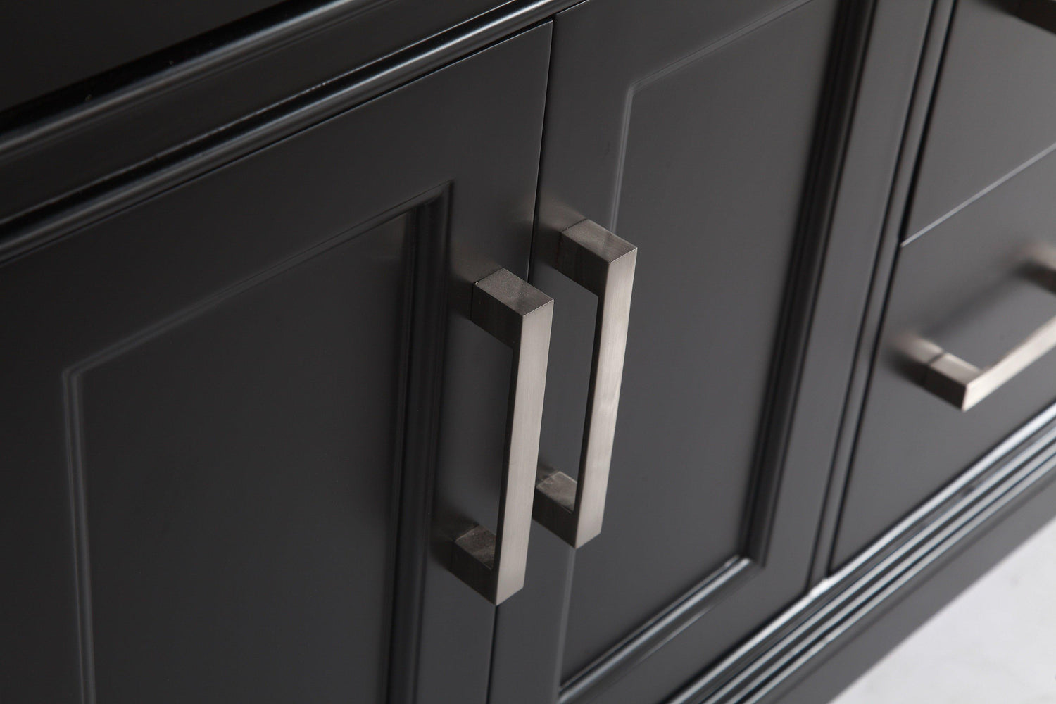 Genoa 60 in. W x 22 in. D x 36 in. H Bath Vanity in Espresso with Vanity Top in White with White Basin and Mirror