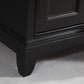 Genoa 60 in. W x 22 in. D x 36 in. H Bath Vanity in Espresso with Vanity Top in White with White Basin and Mirror