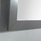 Genoa 60 in. W x 22 in. D x 36 in. H Bath Vanity in Grey with Vanity Top in White with White Basin and Mirror