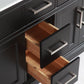 Vanity Art 72 in. Double Sink Vanity & Mirror - Espresso, VA1072DE