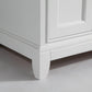 Vanity Art 72 in. Double Sink Vanity & Mirror - White, VA1072DW