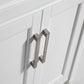Vanity Art 24 in. Single Sink Vanity in Carrara Marble & Mirror - White, VA2024-W
