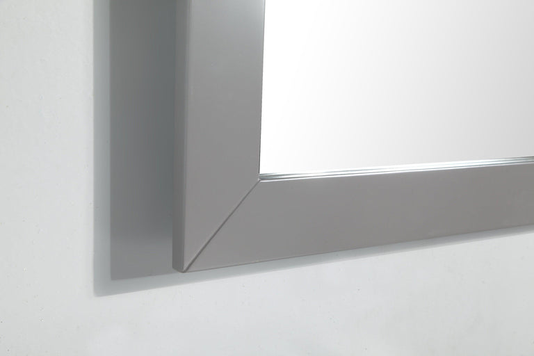 Vanity Art 30 in. Single Sink Vanity in Carrara Marble & Mirror - Grey, VA2030-G