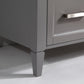 Vanity Art 36 in. Single Sink Vanity in Carrara Marble & Mirror - Grey, VA2036-G
