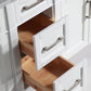 Vanity Art 72 in. Double Sink Vanity in Carrara Marble & Mirror - White, VA2072D-W