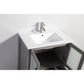 Vanity Art 30 in. Single Sink Vanity Cabinet with Ceramic Sink & Mirror - Grey, VA3030G