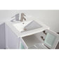 Vanity Art 30 in. Single Sink Vanity Cabinet with Ceramic Sink & Mirror - White, VA3030W