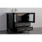Vanity Art 36 in. Single Sink Vanity Cabinet (Wide) with Ceramic Sink & Mirror - Espresso, VA3036E