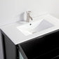 Vanity Art 36 in. Single Sink Vanity Cabinet (Wide) with Ceramic Sink & Mirror - Espresso, VA3036E