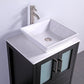 Vanity Art 30 in. Single Sink Vanity Cabinet with Ceramic Vessel Sink & Mirror - Espresso, VA3130E