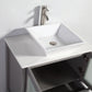 Vanity Art 30 in. Single Sink Vanity Cabinet with Ceramic Vessel Sink & Mirror - Grey, VA3130G