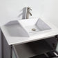 Vanity Art 36 in. Single Sink Vanity Cabinet (Wide) with Ceramic Vessel Sink & Mirror - Grey, VA3136G