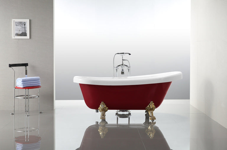 VA6311-RL 67" x 31.5" Freestanding Soaking Bathtub