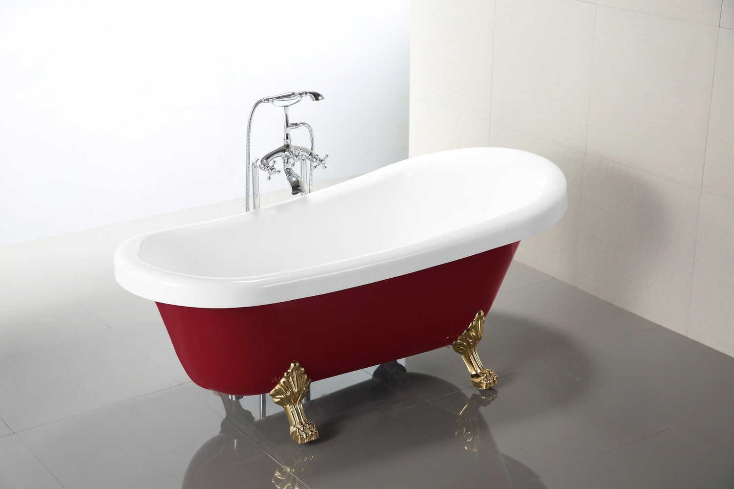 VA6311-RL 67" x 31.5" Freestanding Soaking Bathtub