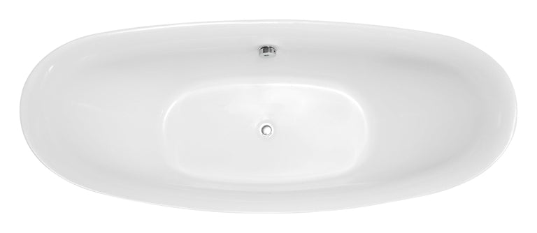 VA6513 67.5" x 31.5" Freestanding Soaking Bathtub