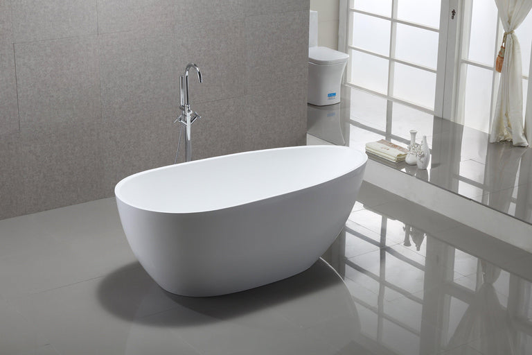 VA6515 59" x 30" Freestanding Soaking Bathtub