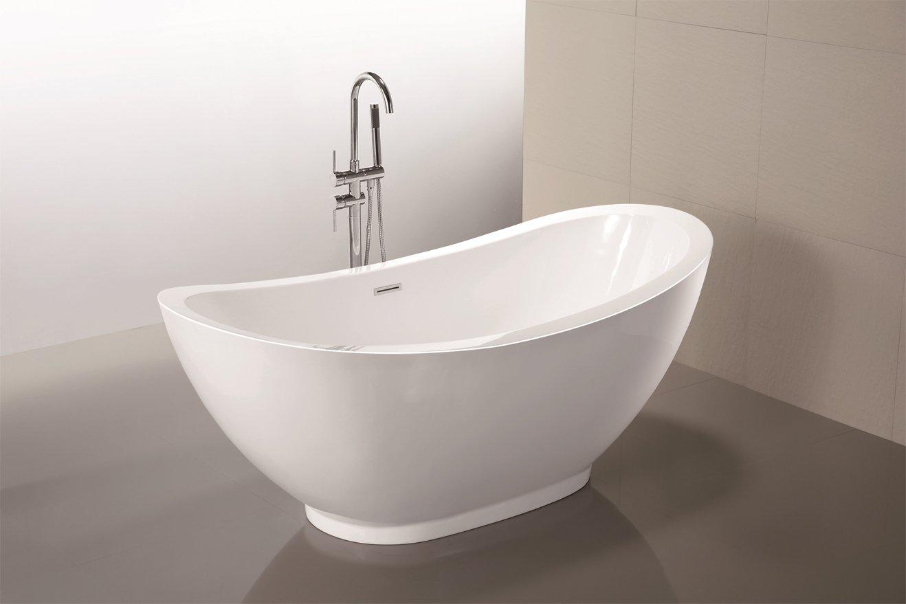 VA6516 69" x 32" Freestanding Soaking Bathtub