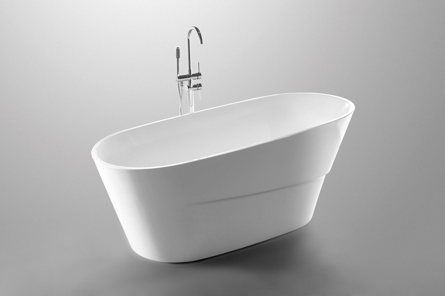 VA6521 67" x 31" Acrylic Freestanding Soaking Bathtub