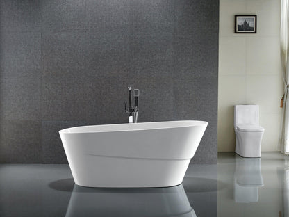 VA6521 67" x 31" Acrylic Freestanding Soaking Bathtub