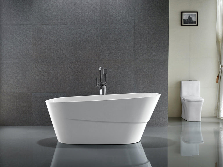 VA6521 67" x 31" Acrylic Freestanding Soaking Bathtub