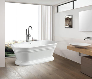 VA6610 59" x 30" Freestanding Soaking Bathtub