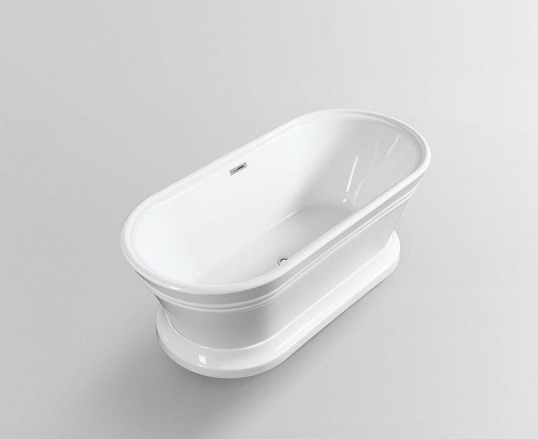 VA6610 59" x 30" Freestanding Soaking Bathtub