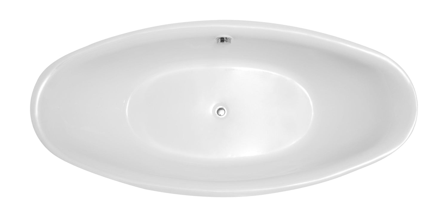 VA6807 71" x 34" Freestanding Soaking Bathtub