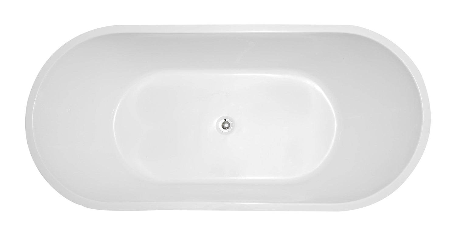 VA6809 63" x 29.5" Freestanding Soaking Bathtub