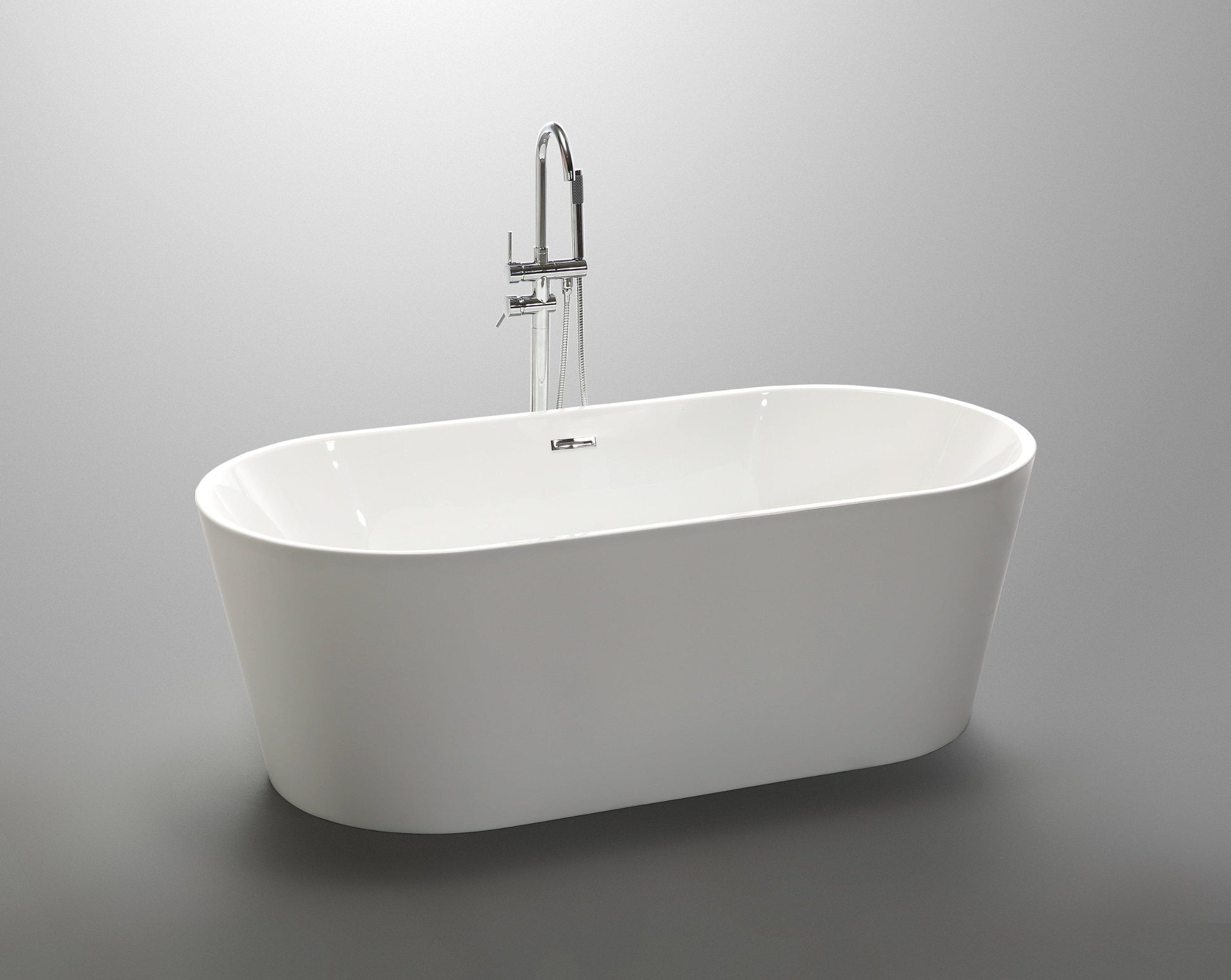 VA6815 59" x 29.5" Freestanding Soaking Bathtub