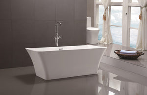 VA6820 67" x 29.5" Freestanding Soaking Bathtub