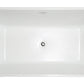 VA6821 59" x 29.5" Freestanding Soaking Bathtub