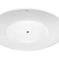 Vanity Art Amiens 69 in. Acrylic Flatbottom Freestanding Bathtub in White, VA6834