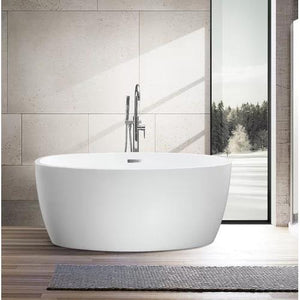 VA6834-S 55" x 32" Freestanding Soaking Bathtub