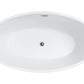 Vanity Art 55 in. x 32 in. Freestanding Soaking Bathtub, VA6834-S