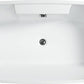 VA6835 59" x 30" Freestanding Soaking Bathtub