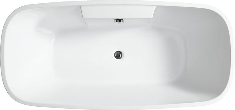 VA6835 59" x 30" Freestanding Soaking Bathtub