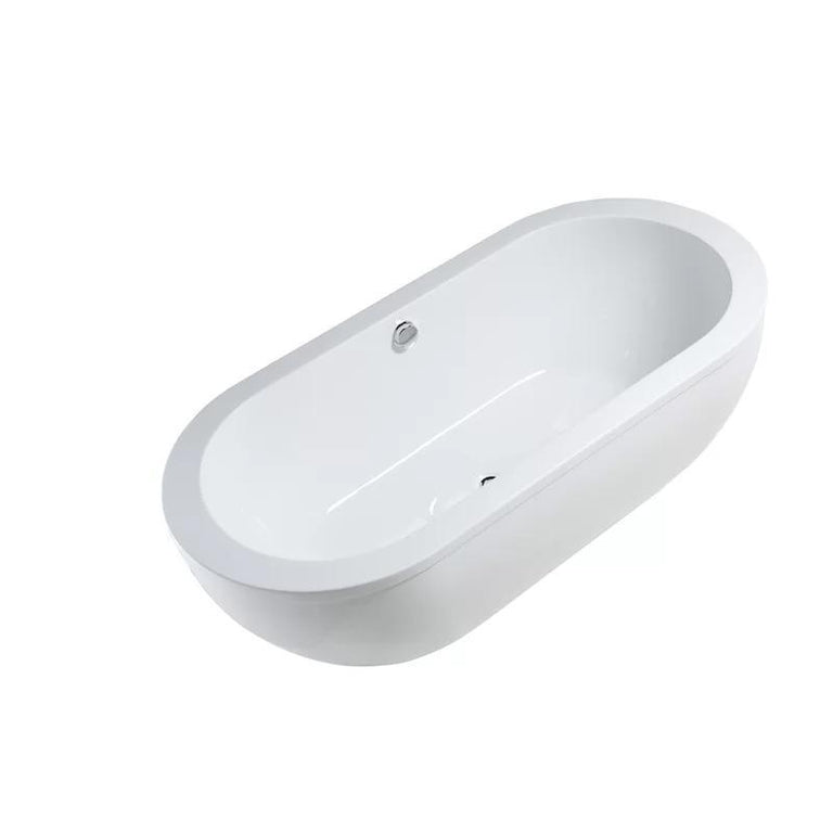 VA6837 Acrylic 71" x 34" Freestanding Soaking Bathtub