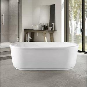 VA6909-L Acrylic 67" x 32" Freestanding Soaking Bathtub