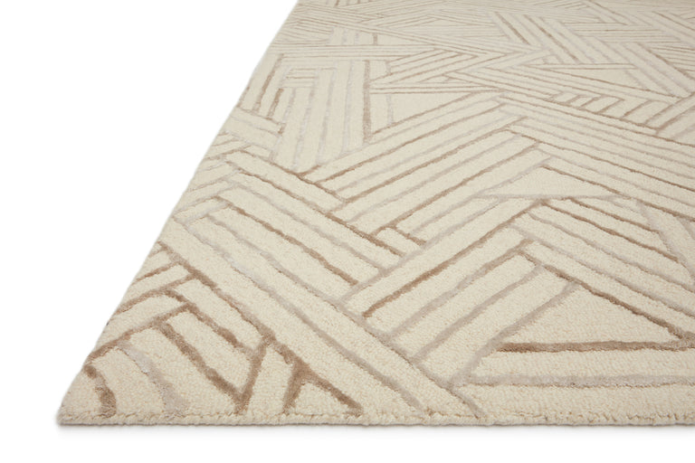 Loloi Rugs Verve Collection Rug in Ivory, Oatmeal - 9'3" x 13'