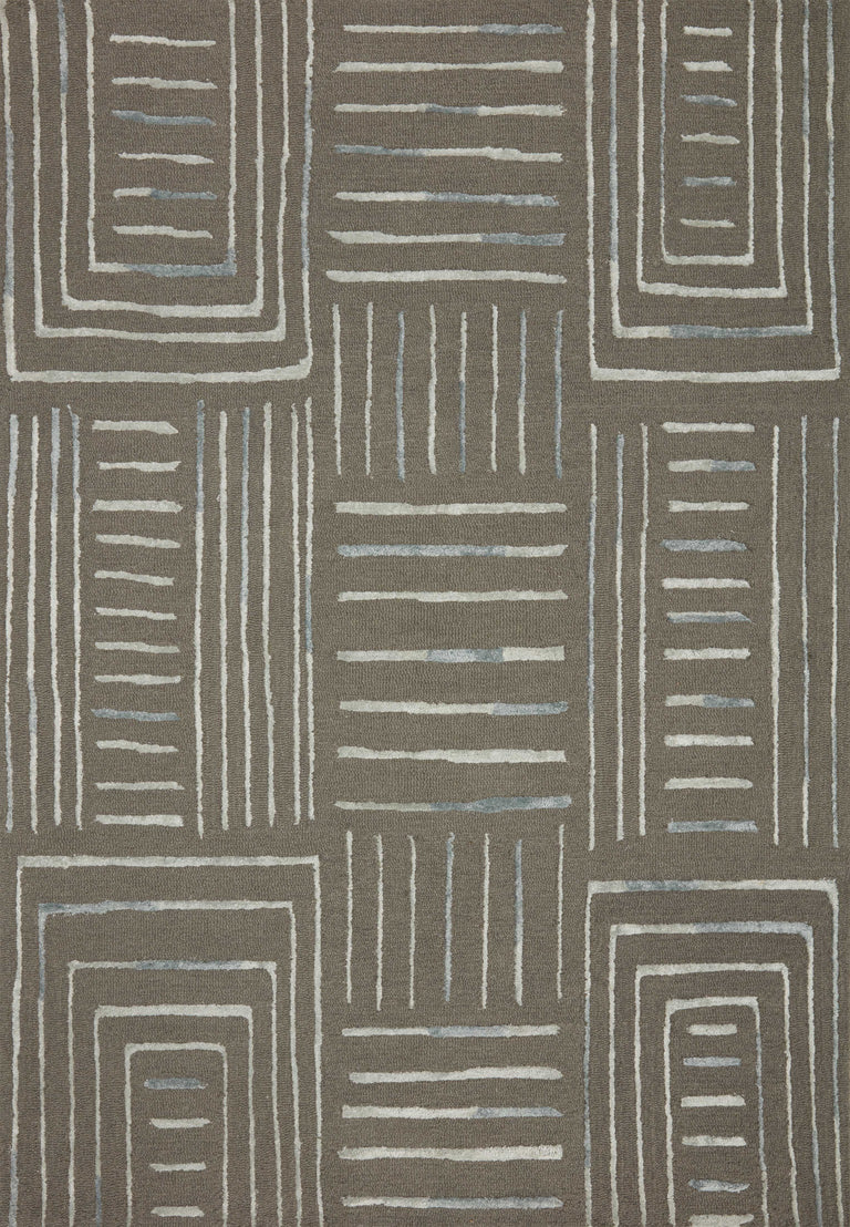 Loloi Rugs Verve Collection Rug in Grey, Mist - 9'3" x 13'