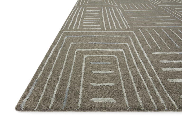 Loloi Rugs Verve Collection Rug in Grey, Mist - 9'3" x 13'