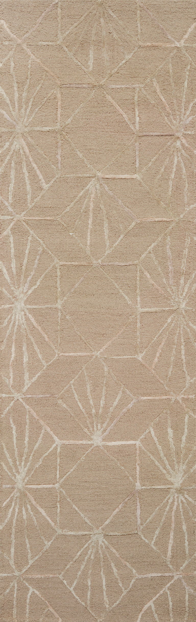 Loloi Rugs Verve Collection Rug in Sand, Blush - 7'9" x 9'9"