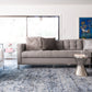 Loloi Rugs Viera Collection Rug in Lt. Blue, Grey - 7'7" x 10'6"