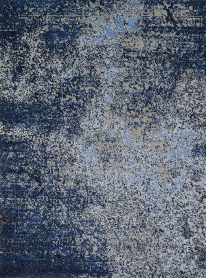 Loloi Rugs Viera Collection Rug in Grey, Navy - 7'7" x 10'6"