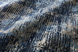 Loloi Rugs Viera Collection Rug in Dark Blue, Grey - 7'7" x 10'6"