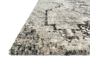 Loloi Rugs Viera Collection Rug in Grey, Black - 8'11" x 12'5"